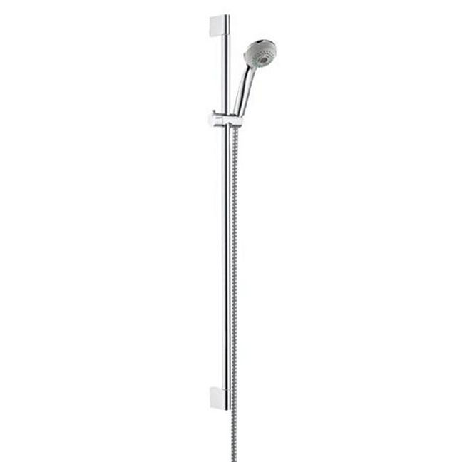 Душевой гарнитур Hansgrohe Crometta 85, Multi/Unica'Crometta, 900 мм, 1/2&quot;, Crometta 85 Multi ручной душ № 28563000, Unica'Crometta штанга для душа 900 мм № 2