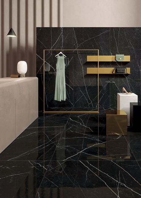 Керамогранит Lea Ceramiche Slimtech Delight Marquina Nero NAT 120x260