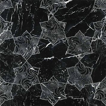 Мраморная плитка Akros Dogma Light Ironia WJN Nero Marquinia Naturale 30,5x30,5