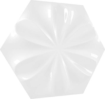 Керамическая плитка WOW Wow Collection Fiore Ice White Gloss 21,5x25