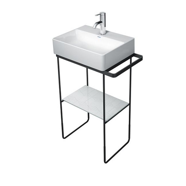 Duravit DuraSquare Стеклянная полка для металлической консоли для раковины 073245, White