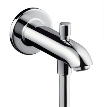 Излив для ванны Hansgrohe, 15.2см с переключателем на душ, цвет: хром