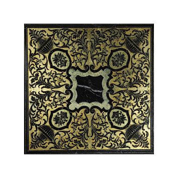 Мраморная плитка Akros Axioma Aeras T Nero Marquinia Gold 40x40