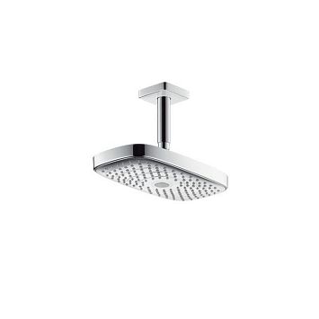 Верхний душ Hansgrohe Raindance Select S 300 2jet (RainAir, Rain), 300х160мм, с потолочным держателем 100 мм, G1/2, цвет: хром