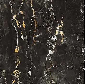 Керамогранит Mirage Jewels Black Gold Lucido 33x33