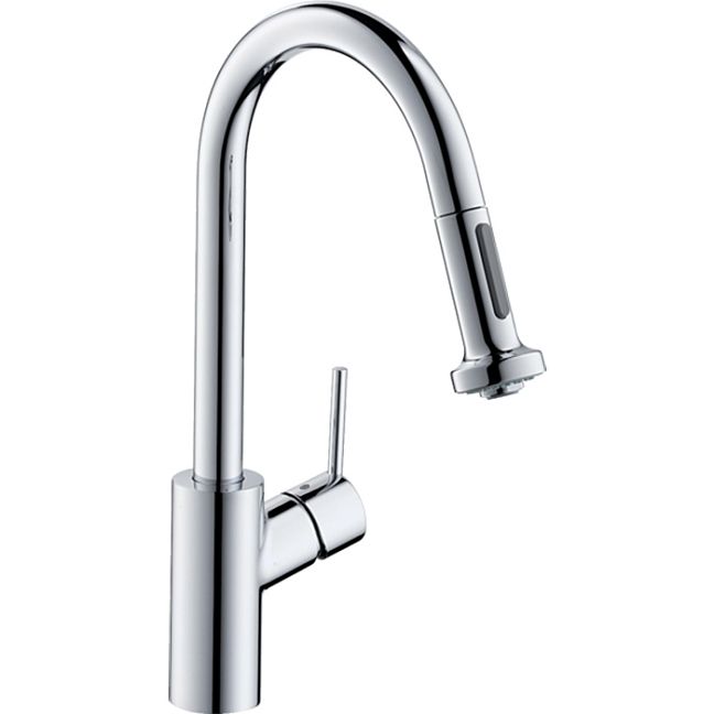 Смеситель для кухни Hansgrohe Talis M52 на 1 отв, поворотный и выдвижной излив 2jet, цвет: хром