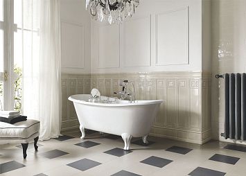 Бордюр Ceramiche Grazia Epoque Finale Bianco Craquele 6,5x20