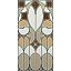 Керамическая плитка Ceramiche Grazia Venice Pannello Fenice Caramel Craquele  (2 pz) 40x80