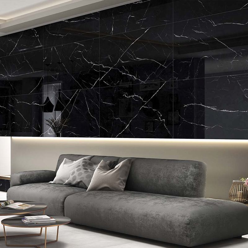 Керамогранит Art&Natura Ceramica Marmo Nero Marquina 60x120х0,9 Black Panther