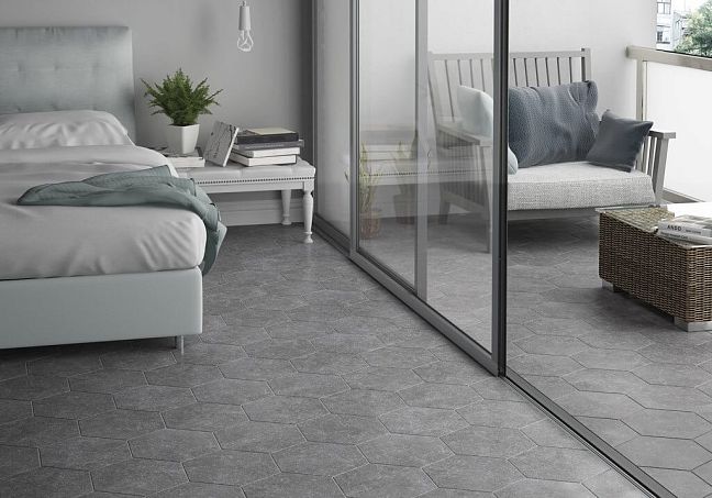 Equipe Керамогранит Coralstone Hexagon Grey 29,2x25,4x0,83