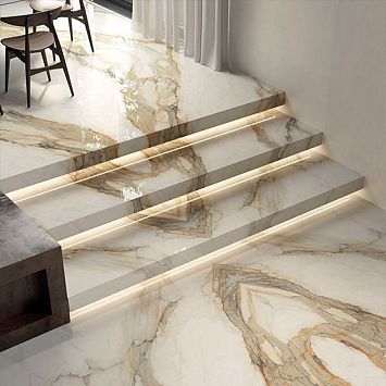 Керамогранит Infinity Marble Calacatta Hermitage Satinato Bookmatch    160x320x12