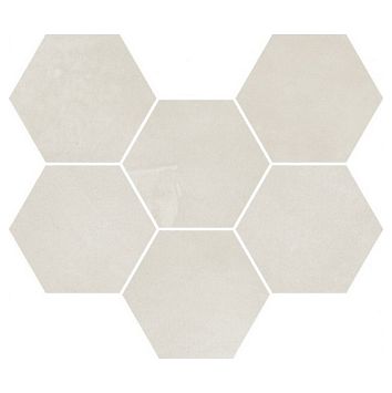 Мозаика Italon  Continuum Polar Mosaico Hexagon  25x29