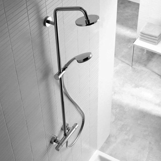 Душевой гарнитур Hansgrohe Croma 160 Showerpipe, 160 1jet Showerpipe, держатель 270 мм, цвет: Хром