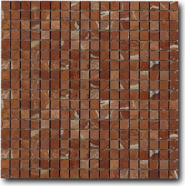 Мозаика Art&Natura Marble Mosaic Rojo Alicante 30,5x30,5