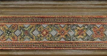 Мраморная плитка Akros Decorative Art Ducale M2055 Biancone Gold 9,8x30,5