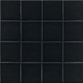 Керамогранит Mutina Din Black Matt 7,4X7,4 Rete 30,2X30,2