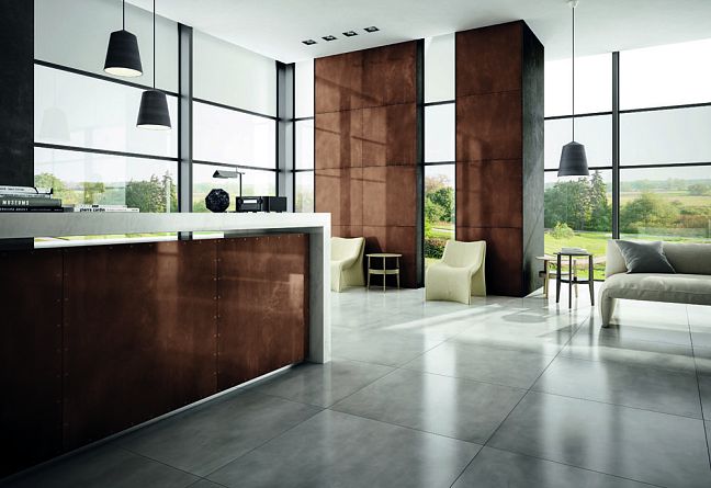 Керамогранит Casalgrande Padana Steeltech Decoro Corten Lapp 90x90