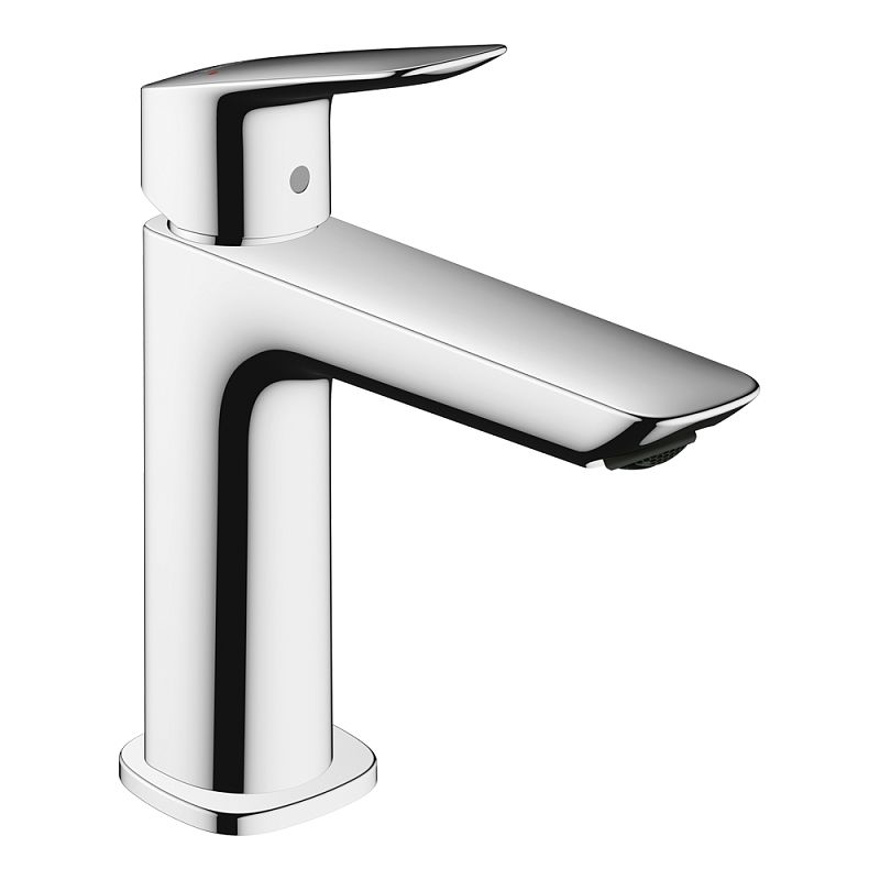 Hansgrohe Logis Смеситель для раковины, однорычажный, 110 Fine, со сливным клапаном Push-Open хром 