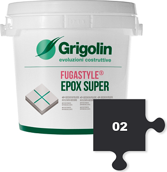 Эпоксидная затирка швов Fugastyle Epox Super 02 NERO 2kg