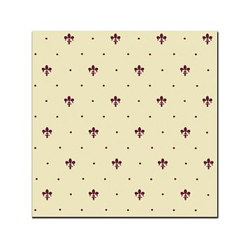 Керамическая плитка Petrachers Grand Elegance Giglio Bordeaux Su Crema 20x20