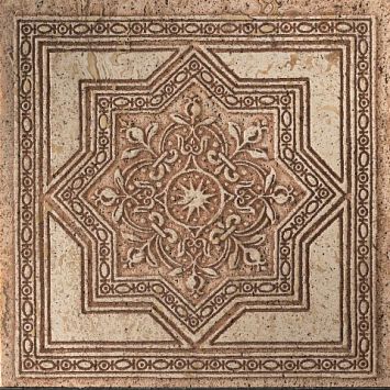 Мраморная плитка Akros Decorative Art Domus M1064 Travertino Classico 14,8x14,8