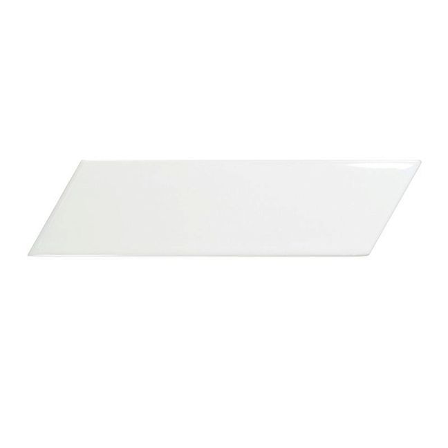 Керамическая плитка Equipe Chevron Wall White Left 5,2x18,6