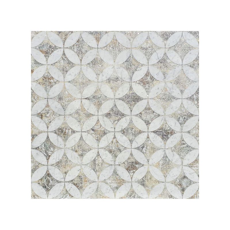 Мраморная плитка Akros Avantgarde Lumen NS Bianco Carrara 80x80