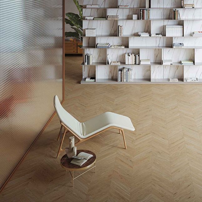 Emil Ceramica Керамогранит Mimesis Chevron 60° Miele 11x54