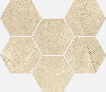 Керамогранит Italon Charme Extra Arcadia Mosaico Hexagon 620110000066 25x29