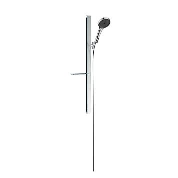 Душевой набор Hansgrohe Rainfinity (ручной душ 130мм, 3jet, штанга 900мм, держатель, шланг), цвет: хром