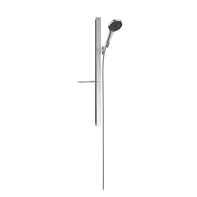 Душевой набор Hansgrohe Rainfinity (ручной душ 130мм, 3jet, штанга 900мм, держатель, шланг), цвет: хром