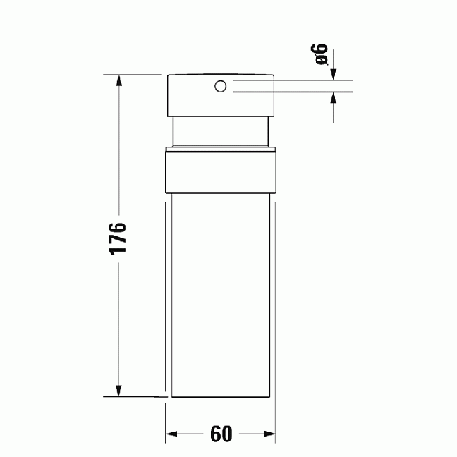 Duravit Starck T Дозатор для мыла настенный цвет: хром