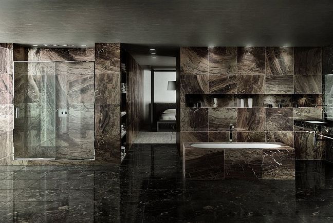 Керамогранит Rex Ceramiche I Marmi Marble Black Luc 60x60