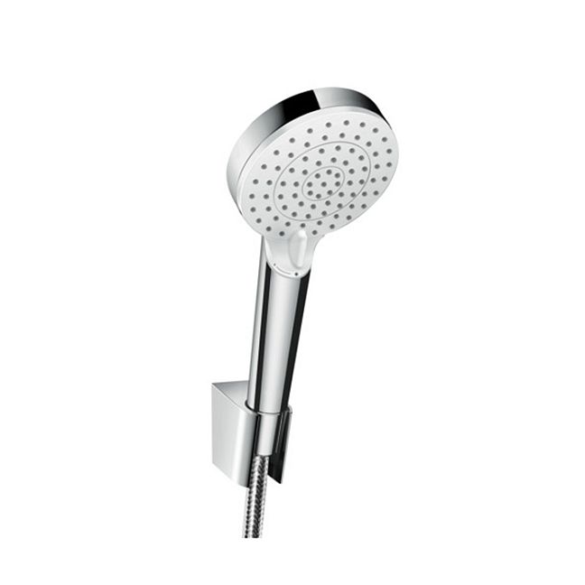 Ручной душ Hansgrohe Crometta Vario Porter, 10см, цвет: хром/белый