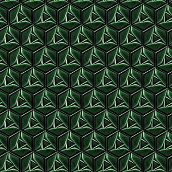 Керамическая плитка Etruria Design Concetto Spaziale Esagono Emerald Green (Craquele) 1&deg; Scelta 16x18,5