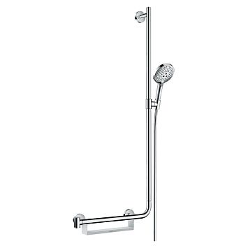 Душевой гарнитур Hansgrohe Raindance Select S 120 EcoSm/U'Comf, настенный, с ручным душем, цвет: хром