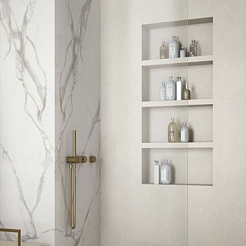 Керамогранит Infinity Resin Total Ivory Satinato 160x320x12