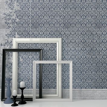 Керамогранит Petracers Sartoria Damasco B Blu Matt 50x100