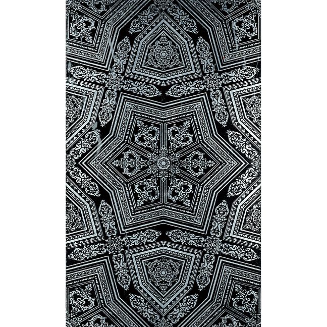 Мраморная плитка Akros Axioma Enigma TS Nero Marquinia Silver 30,5x52,8