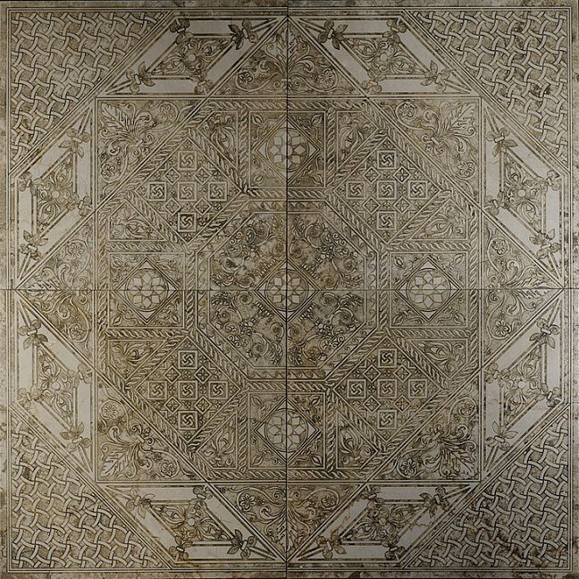 Мраморная плитка Akros Decorative Art Luxor Botticino 80x80