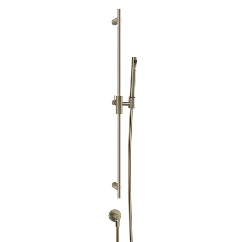 Штанга в комплекте с душевой лейкой, шлангом 1,50 м и выводом воды., цвет Brushed Brass PVD