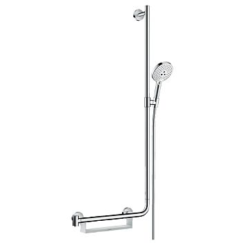 Душевой гарнитур Hansgrohe Raindance Select S 120 EcoSm/U'Comf, настенный, с ручным душем, цвет: хром