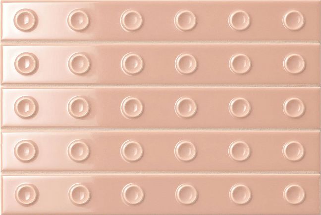 Плитка Mutina Punto Glossy Down Rose 21x31,5