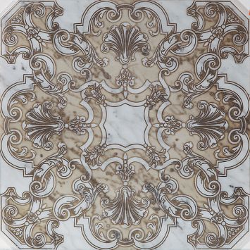 Мраморная плитка Akros Dogma Classic Hopus OLD Bianco Carrara 40x40