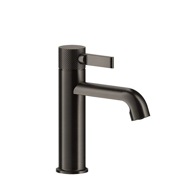 Смеситель для раковины Gessi Inciso, без донного клапана, цвет Black XL (черный).