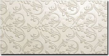 Fondovalle Керамогранитный декор Crystall Decoro Damascato Bianco Riv 30x60 