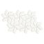 Керамогранит Mutina Botanica 40.3х23.1см, flower, универсальный, глазурованный, цвет:white matt