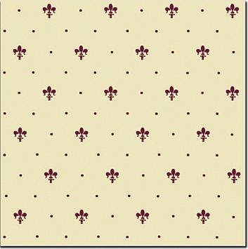 Керамическая плитка Petrachers Grand Elegance Giglio Bordeaux Su Crema 20x20