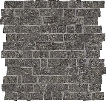 Керамогранит Emil Ceramica MaPierre Mosaico Petit Mur 5x5 Noble Noir Naturale Rett 30x30cm, 9,5mm