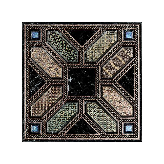 Мраморная плитка Akros Axioma ApsIdha T Nero Marquinia Silver 40x40